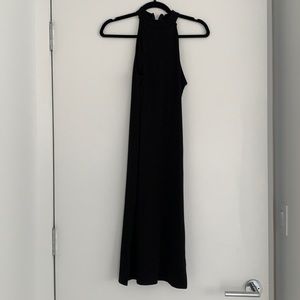Forever 21 Mock-Neck Bodycon Midi Dress - Black, S